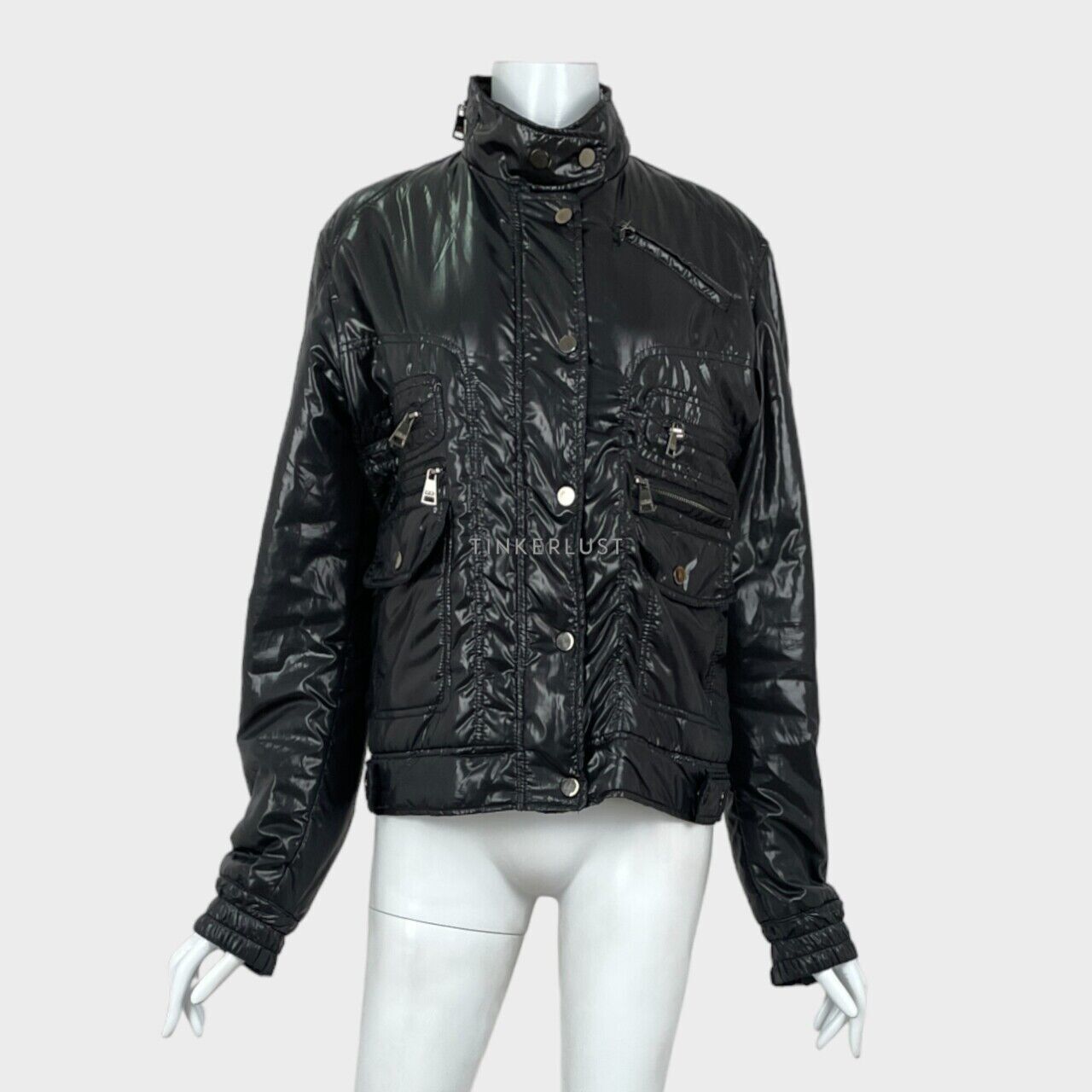 pakaian outerwear jaket Dolce & Gabbana Polyester Black